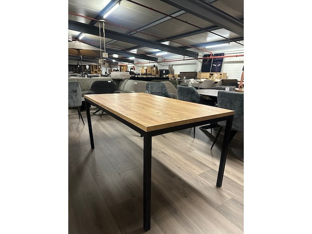 Eetkamertafel carriba lamulux 160cm, maxfurn, mango - afbeelding 1 van  6