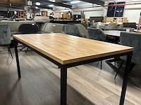 Eetkamertafel carriba lamulux 160cm, maxfurn, mango - afbeelding 1 van  6