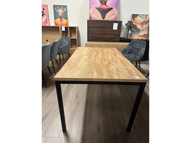 Eetkamertafel carriba lamulux 160cm, maxfurn, mango - afbeelding 2 van  6