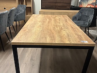Eetkamertafel carriba lamulux 160cm, maxfurn, mango - afbeelding 2 van  6