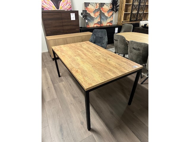 Eetkamertafel carriba lamulux 160cm, maxfurn, mango - afbeelding 3 van  6