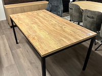 Eetkamertafel carriba lamulux 160cm, maxfurn, mango - afbeelding 3 van  6