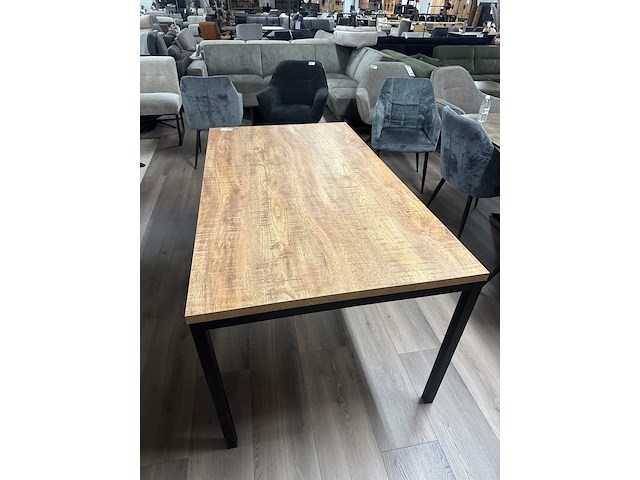 Eetkamertafel carriba lamulux 160cm, maxfurn, mango - afbeelding 4 van  6