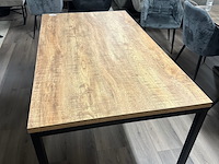 Eetkamertafel carriba lamulux 160cm, maxfurn, mango - afbeelding 4 van  6