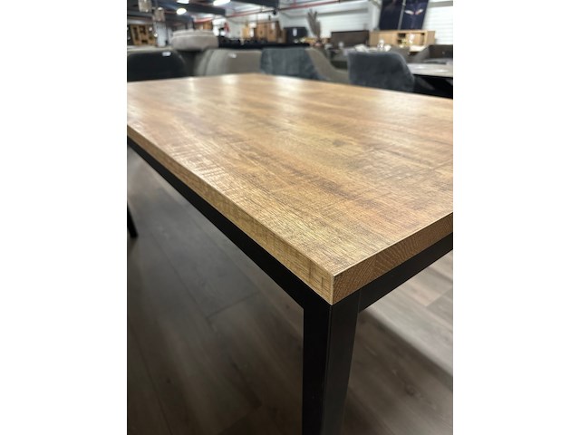 Eetkamertafel carriba lamulux 160cm, maxfurn, mango - afbeelding 5 van  6