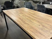 Eetkamertafel carriba lamulux 160cm, maxfurn, mango - afbeelding 6 van  6