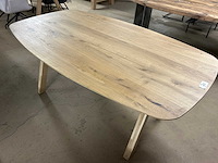 Eetkamertafel deens ovaal 180 x 100 - afbeelding 2 van  3
