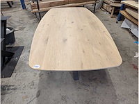Eetkamertafel deens ovaal 240 x 110cm - afbeelding 1 van  2
