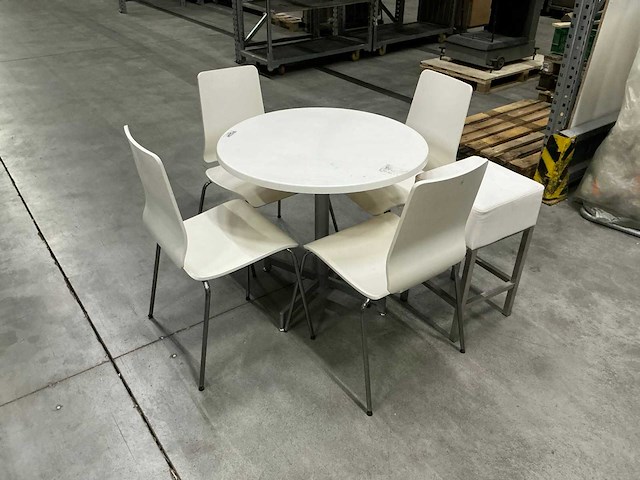 Eetkamertafel en stoelen 79x79x72 cm - afbeelding 5 van  11