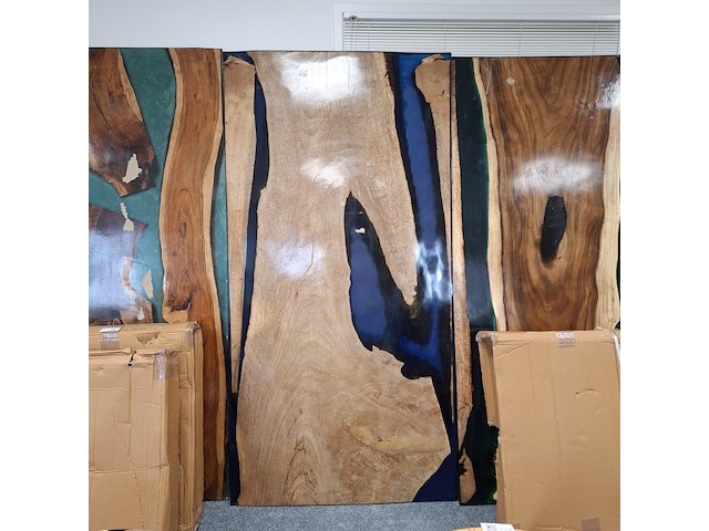 Eetkamertafel, epoxy - afbeelding 2 van  3