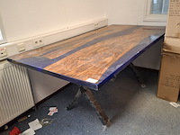 Eetkamertafel, epoxy - afbeelding 1 van  4