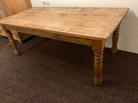 Eetkamertafel grenen 200x100 cm - afbeelding 2 van  4