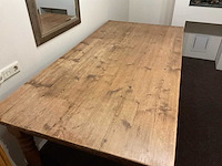 Eetkamertafel grenen 200x100 cm - afbeelding 4 van  4