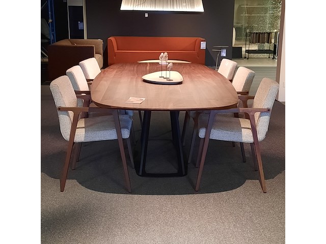 Eetkamertafel harvink, fier, deens ovaal - afbeelding 2 van  7