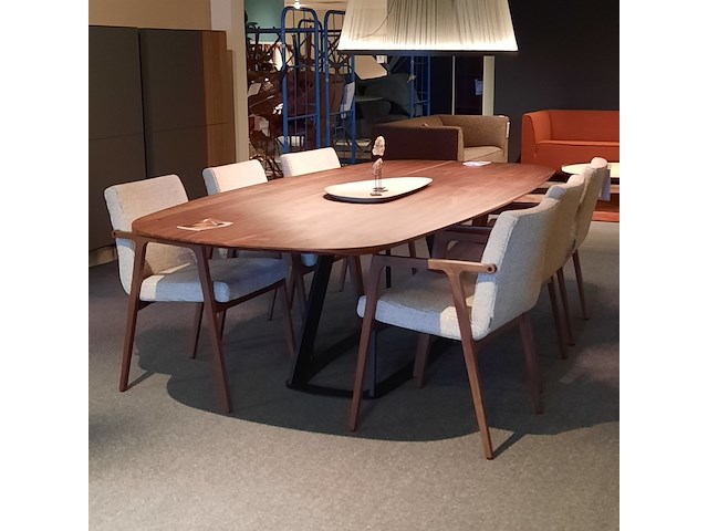 Eetkamertafel harvink, fier, deens ovaal - afbeelding 3 van  7