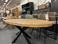 Eetkamertafel ivar ovaal 240cm, mango, naturel - afbeelding 2 van  4