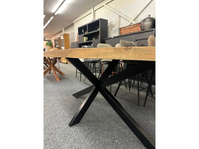 Eetkamertafel ivar ovaal 240cm, mango, naturel - afbeelding 3 van  4