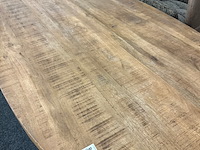 Eetkamertafel ivar ovaal 240cm, mango, naturel - afbeelding 4 van  4