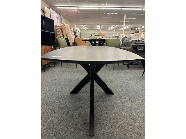 Eetkamertafel jasper 190cm, mango, zwart - afbeelding 2 van  6