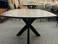 Eetkamertafel jasper 190cm, mango, zwart - afbeelding 2 van  6