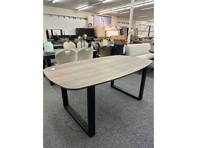 Eetkamertafel joey deens ovaal 180cm, japandi - afbeelding 1 van  5