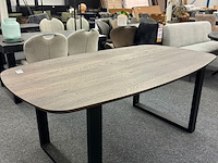 Eetkamertafel joey deens ovaal 180cm, japandi - afbeelding 1 van  5