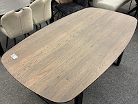 Eetkamertafel joey deens ovaal 180cm, japandi - afbeelding 4 van  5