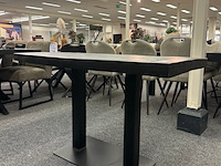 Eetkamertafel jonas 120cm, mango, zwart - afbeelding 5 van  6