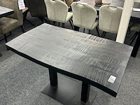 Eetkamertafel jonas 120cm, mango, zwart - afbeelding 6 van  6