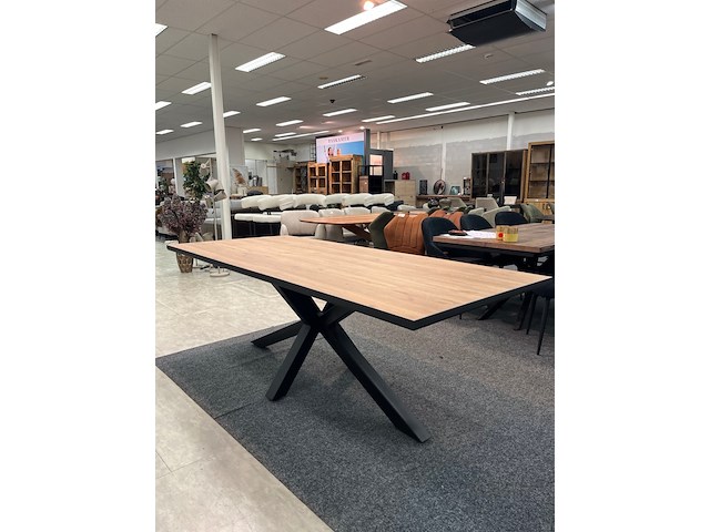 Eetkamertafel lamulux rome 220cm, eiken - afbeelding 1 van  7