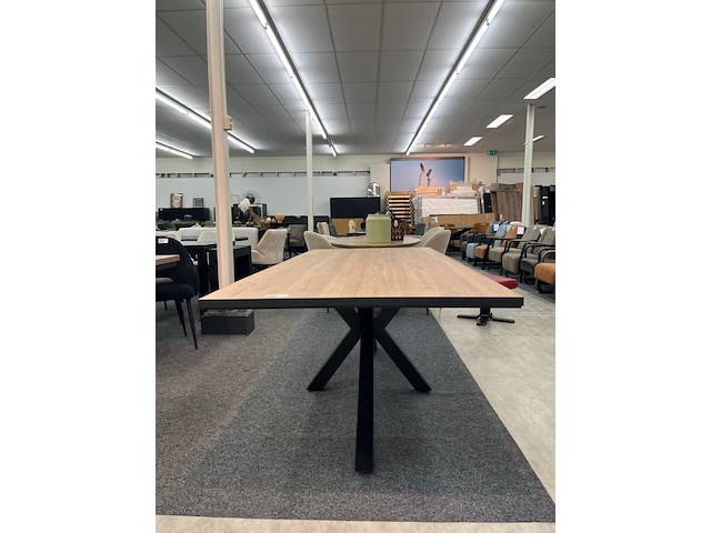 Eetkamertafel lamulux rome 220cm, eiken - afbeelding 2 van  7