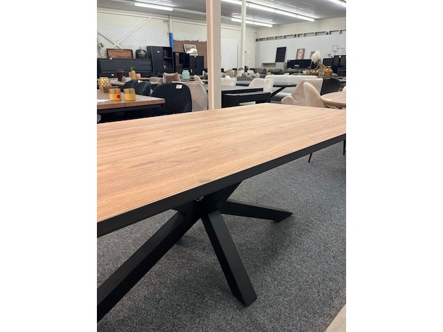 Eetkamertafel lamulux rome 220cm, eiken - afbeelding 4 van  7