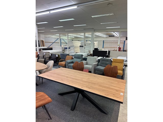 Eetkamertafel lamulux rome 220cm, eiken - afbeelding 6 van  7