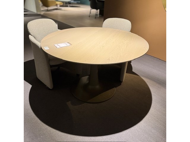 Eetkamertafel leolux, columna circum, rond - afbeelding 1 van  5