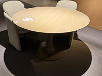 Eetkamertafel leolux, columna circum, rond - afbeelding 1 van  5