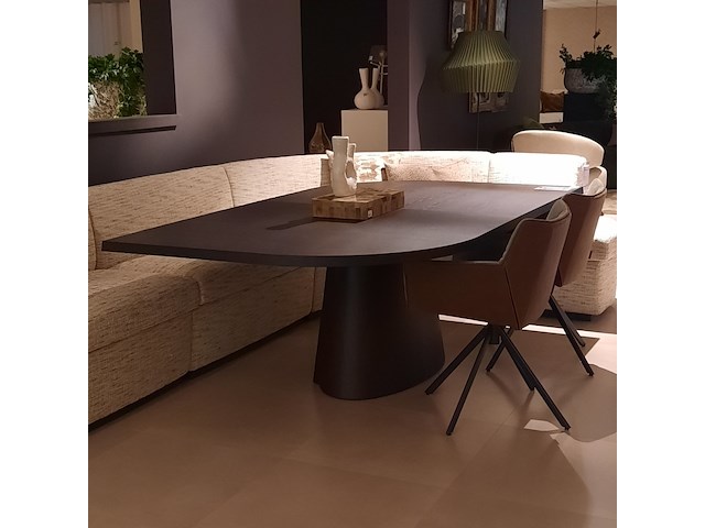 Eetkamertafel linteloo, alter, dark ebony - afbeelding 1 van  6