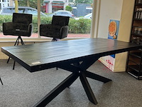 Eetkamertafel mango 190cm, london, antraciet - afbeelding 1 van  7
