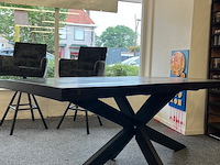Eetkamertafel mango 190cm, london, antraciet - afbeelding 2 van  7