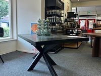 Eetkamertafel mango 190cm, london, antraciet - afbeelding 5 van  7