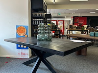 Eetkamertafel mango 190cm, london, antraciet - afbeelding 6 van  7