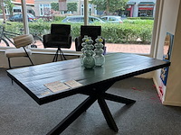 Eetkamertafel mango 190cm, london, antraciet - afbeelding 7 van  7
