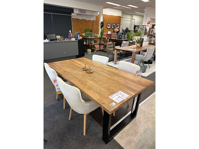 Eetkamertafel mango amsterdam 200cm - afbeelding 1 van  2