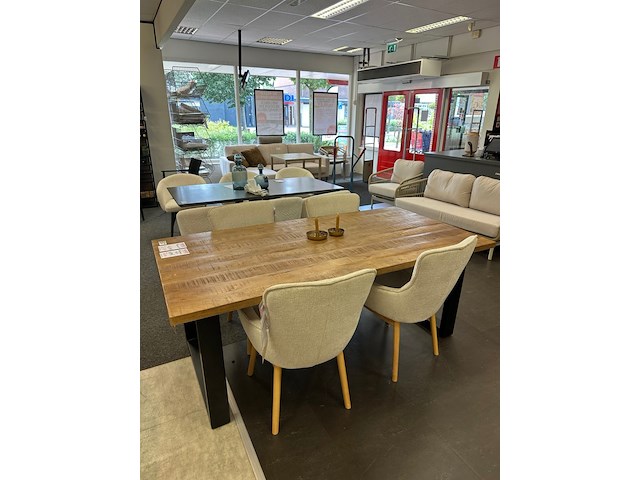 Eetkamertafel mango amsterdam 200cm - afbeelding 2 van  2