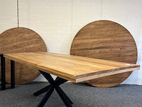 Eetkamertafel mango hout moskou 200cm, bruin - afbeelding 1 van  5