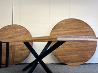 Eetkamertafel mango hout moskou 200cm, bruin - afbeelding 2 van  5