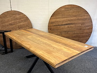 Eetkamertafel mango hout moskou 200cm, bruin - afbeelding 4 van  5