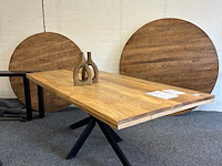 Eetkamertafel mango hout moskou 200cm, bruin - afbeelding 5 van  5
