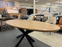 Eetkamertafel mango new york 110cm, bruin - afbeelding 2 van  6