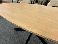 Eetkamertafel mango new york 110cm, bruin - afbeelding 3 van  6