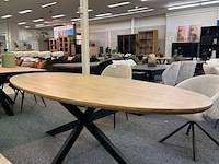 Eetkamertafel mango new york 110cm, bruin - afbeelding 5 van  6